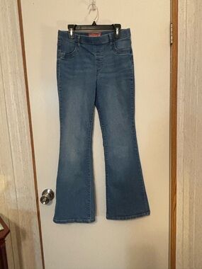 Kids Flare-Leg Denim Jeans in Medium Blue
